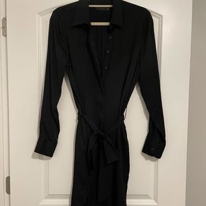 Quince Washable Silk Shirt Dress